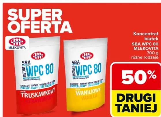 Koncentrat białek SBA Instant WPC 80 waniliowy