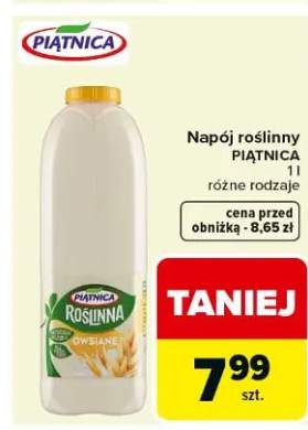 Napój roślinny różne rodzaje