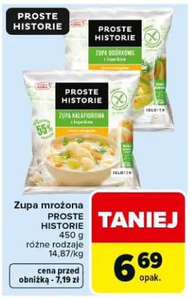 Zupa mrożona różne rodzaje