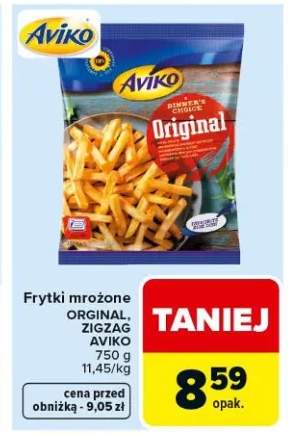 Frytki mrożone ORGINAŁ, ZIGZAG różne rodzaje