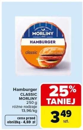 Hamburger CLASSIC różne rodzaje