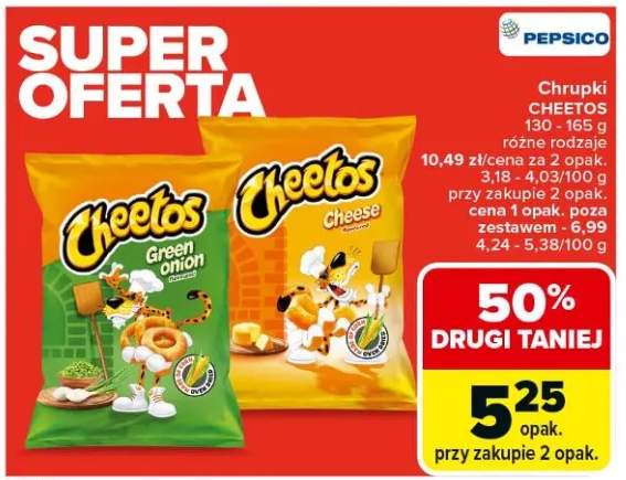 Chrupki Cheetos Green Onion/Cheese