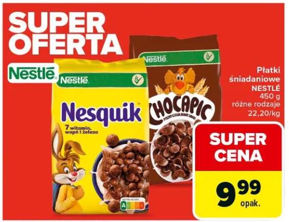 Płatki śniadaniowe Nesquik, Chocapic