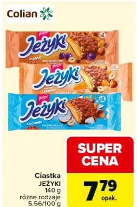 Ciastka Jeżyki różne rodzaje