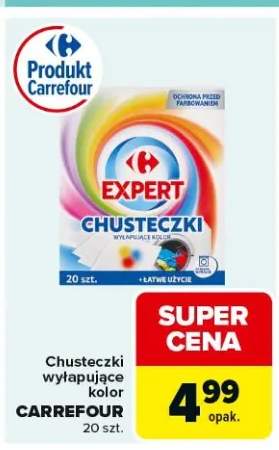 Chusteczki wyłapujące kolor