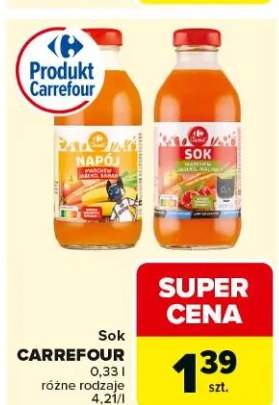 Sok marchew, jabłko, banan