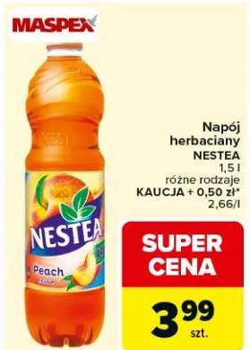 Napój herbaciany Peach różne rodzaje