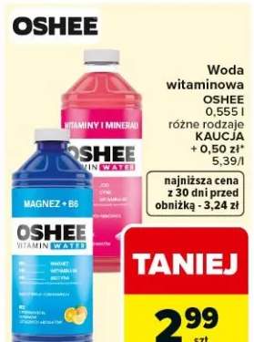 Woda witaminowa różne rodzaje