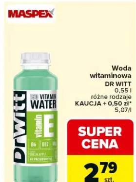 Woda witaminowa różne rodzaje