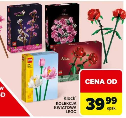 Klocki kolekcja kwiatowa