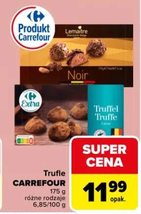 Trufle kakaowe różne rodzaje