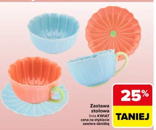 Zastawa stołowa linia Kwiat