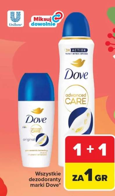 Dezodorant w sprayu advanced care