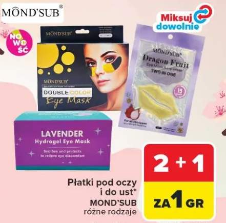 Płatki pod oczy i do ust różne rodzaje