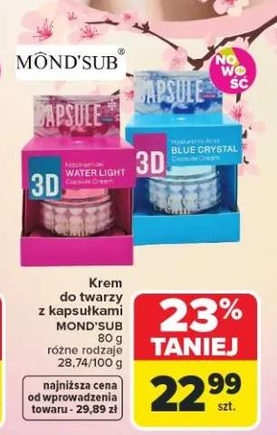 Krem do twarzy z kapsułkami różne rodzaje