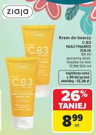 Krem do twarzy C.B3 niacynamid