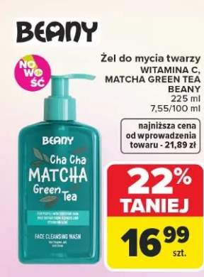 Żel do mycia twarzy witamina C, matcha green tea