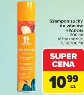 Szampon suchy do włosów Hegron