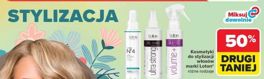Kosmetyki do stylizacji włosów marki Loton