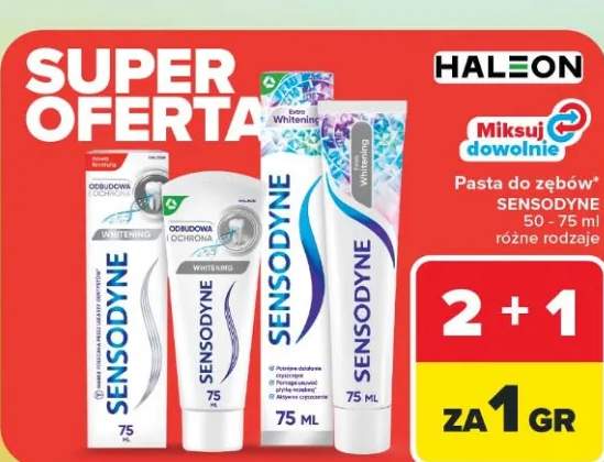 Pasta do zębów Sensodyne różne rodzaje
