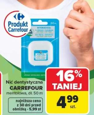 Nić dentystyczna mentolowa
