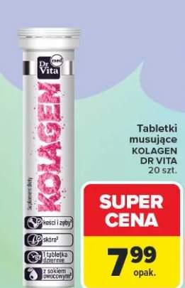 Tabletki musujące Kolagen Dr Vita