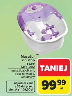 Masażer do stóp masaż bąbelkami, podczerwienią, wibracyjny