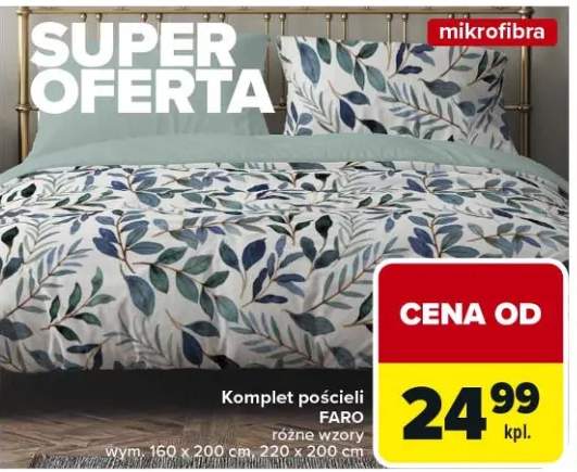 Komplet pościeli różne wzory