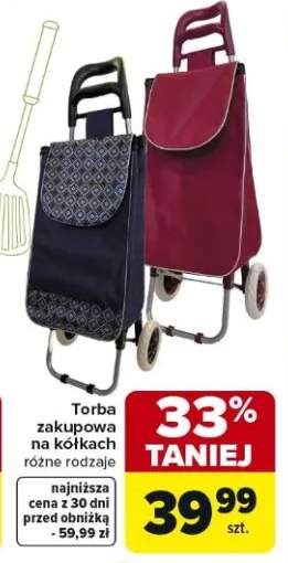 Torba zakupowa na kółkach różne rodzaje