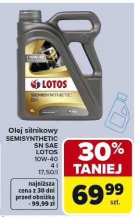 Olej silnikowy Semisynthetic SN SAE 10W-40 4l