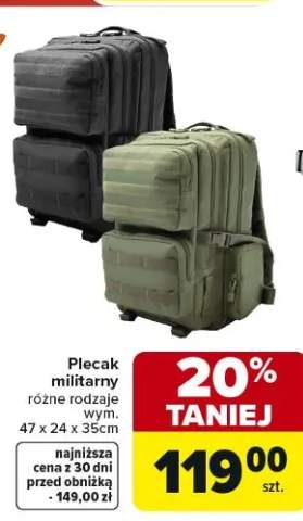Plecak militarny różne rodzaje