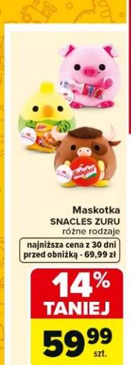 Maskotka Snacles Żuru różne rodzaje