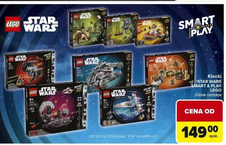 Klocki Star Wars Smart & Play LEGO różne rodzaje