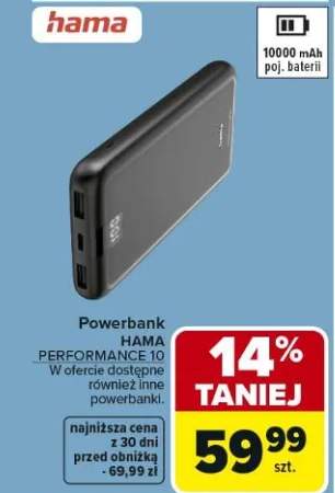 Powerbank HAMA PERFORMANCE 10