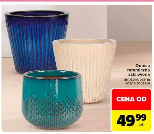 Donica ceramiczna szkliwiona mrozoodporna różne rodzaje