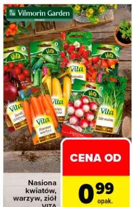 Nasiona kwiatów warzyw, ziół