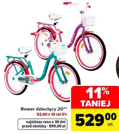 Rower dziecięcy 20"