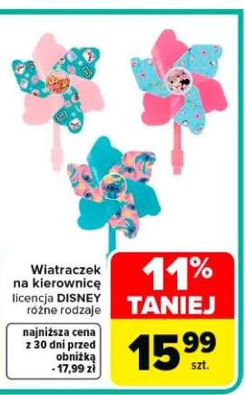 Wiatraczek na kierownicę licencja Disney różne rodzaje