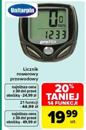 Licznik rowerowy przewodowy 21 funkcji