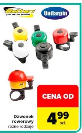 Dzwonek rowerowy różne rodzaje