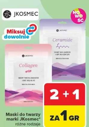 Maski do twarzy JKosmec różne rodzaje