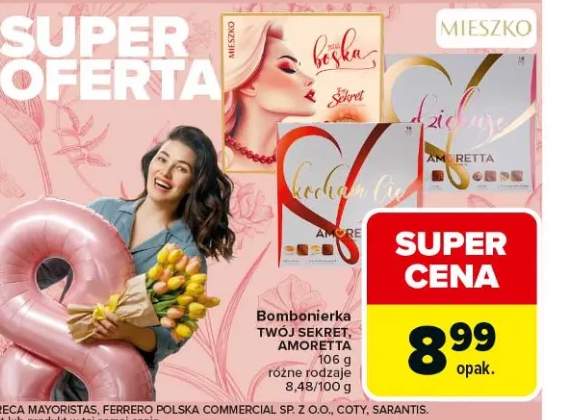 Bombonierka różne rodzaje