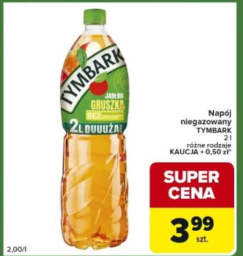 Napój niegazowany różne rodzaje