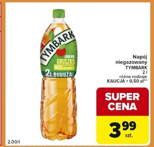 Napój niegazowany różne rodzaje