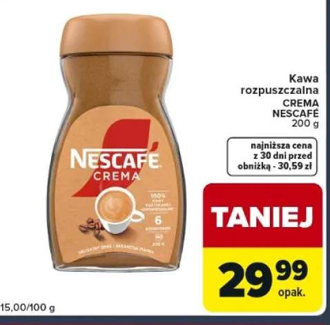 Kawa rozpuszczalna crema