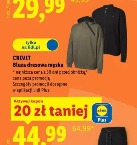 bluza dresowa męska