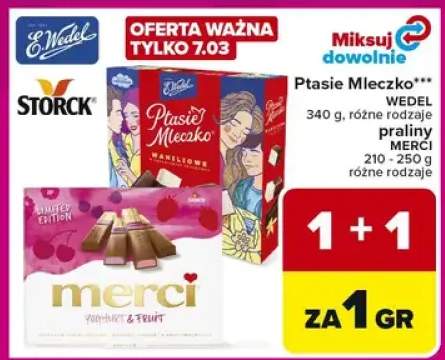 Ptasie Mleczko praliny