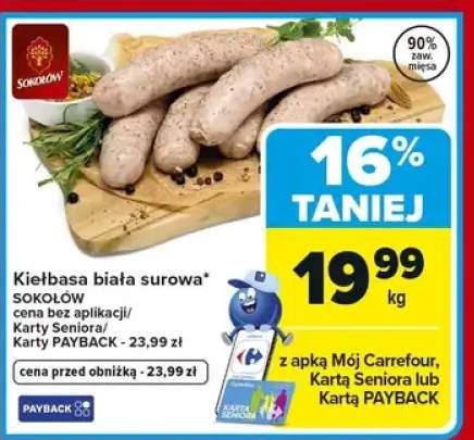 Kiełbasa biała surowa