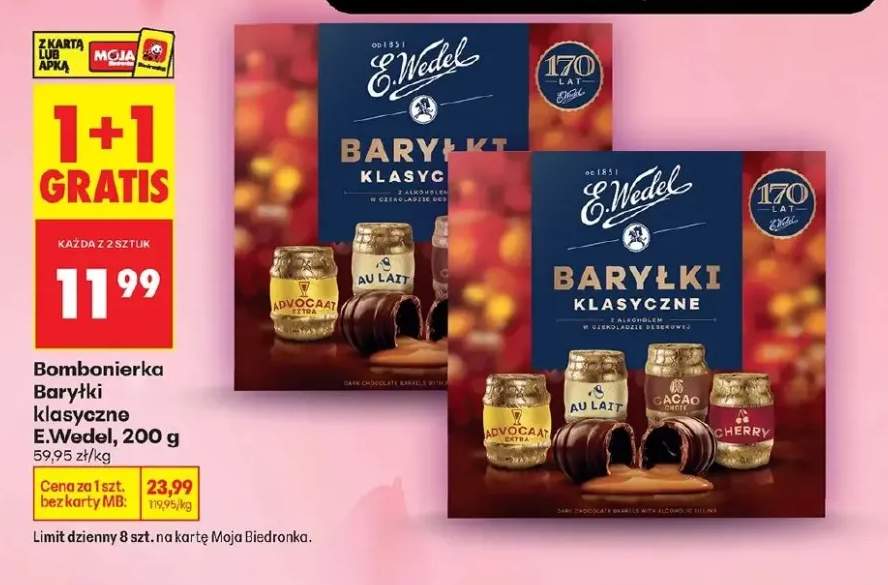 baryłki czekoladowe