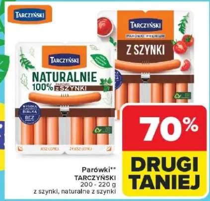 Parówki z szynki, naturalnie z szynki